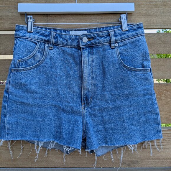ROLLA’S Dusters high rise slim cutoff jean shorts Cindy Blue Size US 30 - Picture 1 of 9
